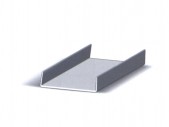 Профиль дверной ПВХ 60 мм (белый/серый)